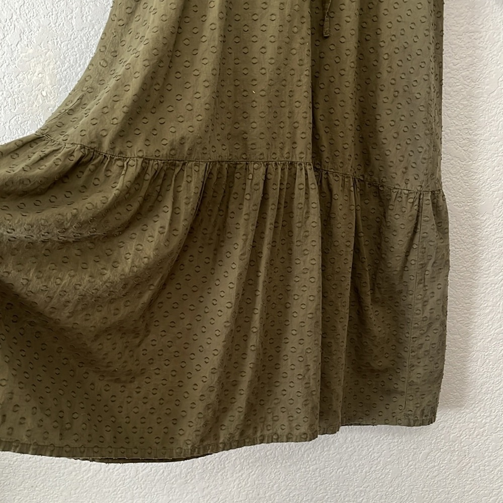 Emerson Fry Frances 3 Swiss Dot Moss Maxi Dress - Picture 7 of 15